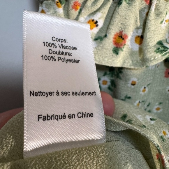 ASTR The Label Sage Ditsy Puff Sleeve Mini Dress – Size Small - Picture 6 of 6